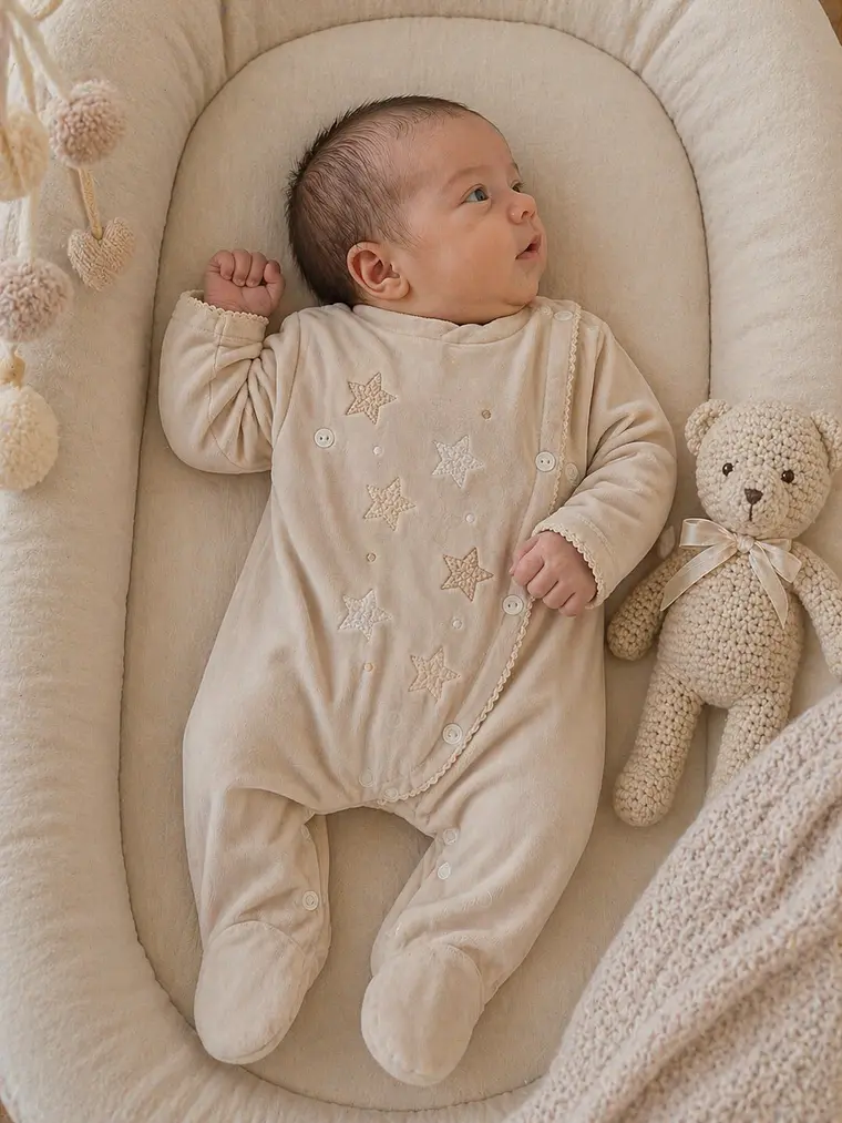 Babygrow Veludo Estrelinhas  18