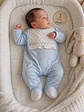 Babygrow de algodão com peitilho acolchoado - Thumbnail 12