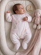 Babygrow de algodão com estrelas bordadas e bolsos - Thumbnail 7