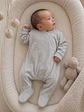Babygrow de Algodão para Bebé com Ursinhos Bordados - Thumbnail 6