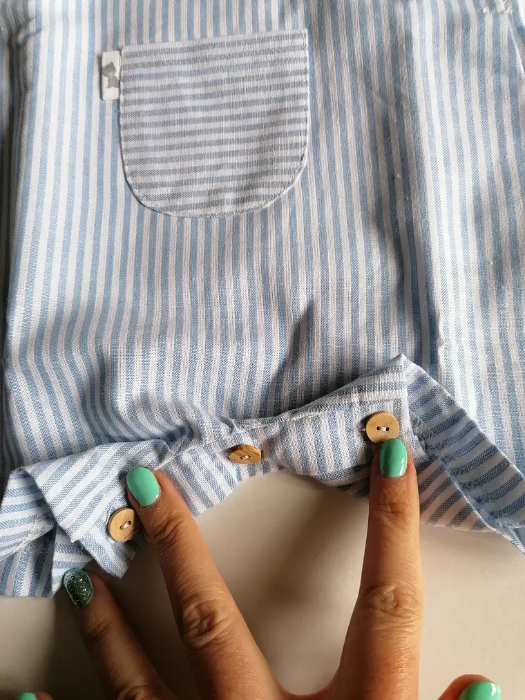 Jardineira bebé 6 meses com camisola  5