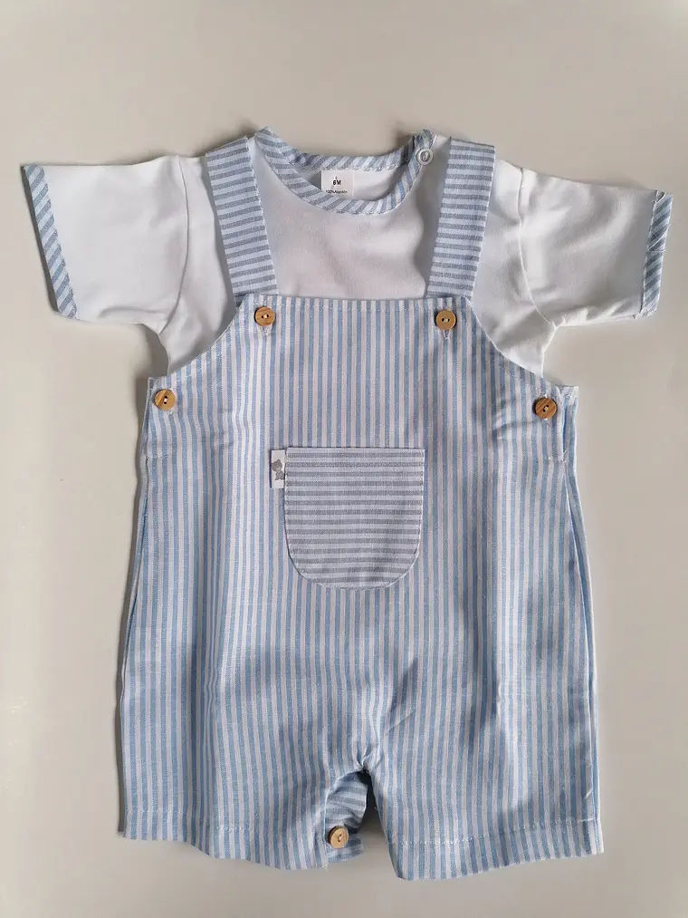 Jardineira bebé 6 meses com camisola  6