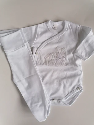 Conjunto Interior para Bebé - 100% Algodão sem carda 