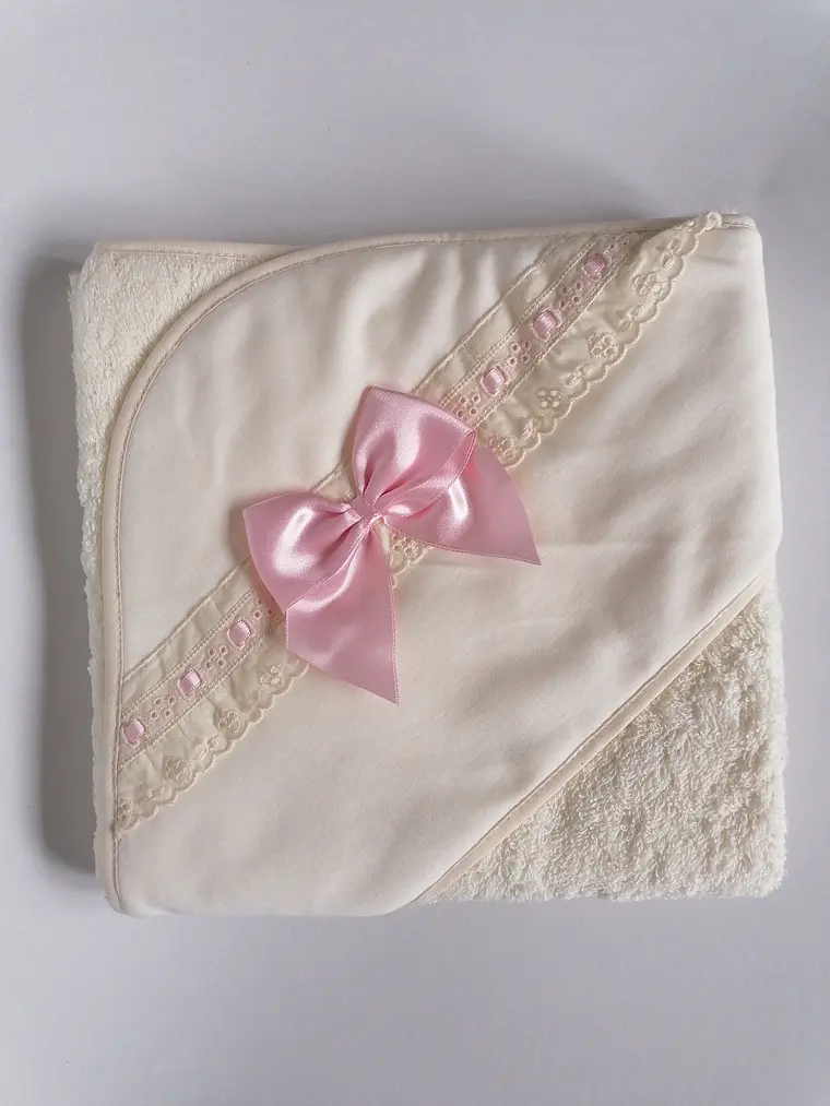 🌸 Conjunto Primeiros Momentos Laço Rosa – 0M 6