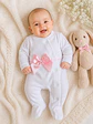 Babygrow de Algodão para Bebé com Laço Satinado - Thumbnail 14