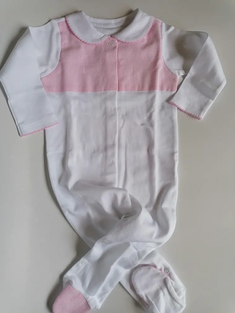 Babygrow de Algodão para Bebé com Gola Clássica 4