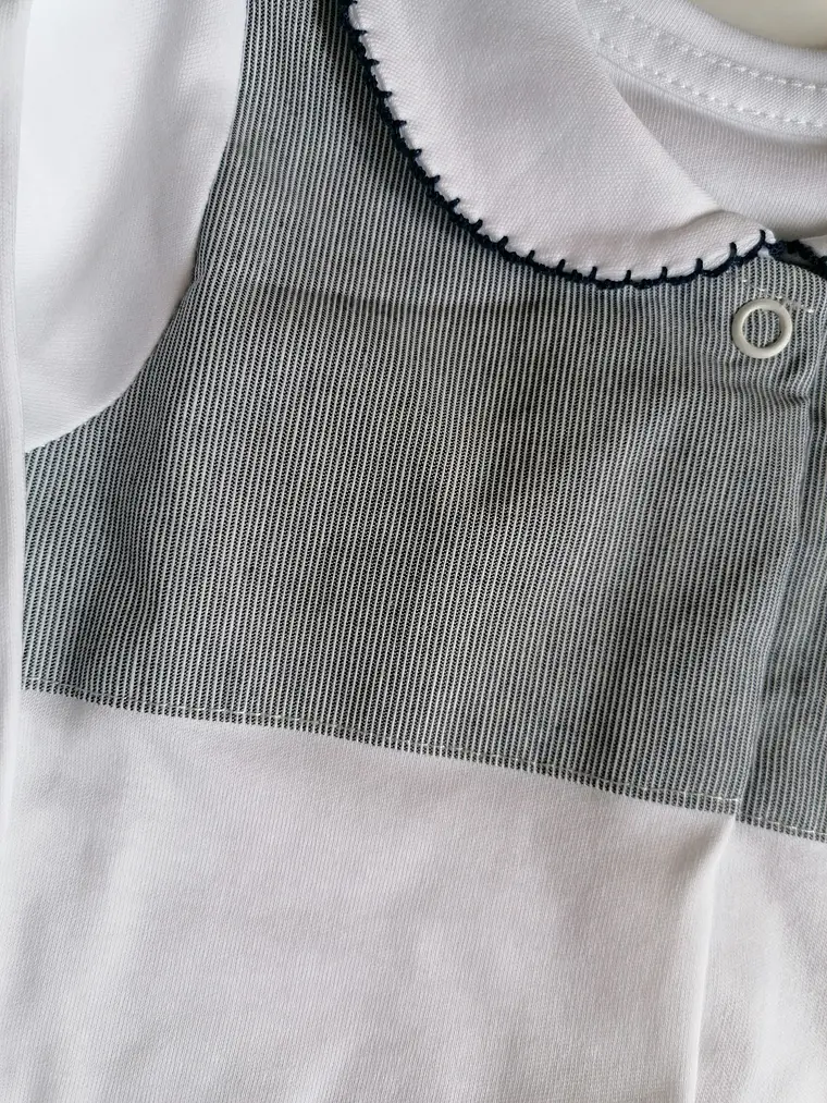 Babygrow de Algodão para Bebé com Gola Clássica 7