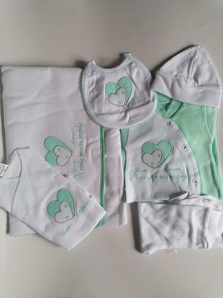 Conjunto Primeira Roupinha 1 Mês - Algodão  2
