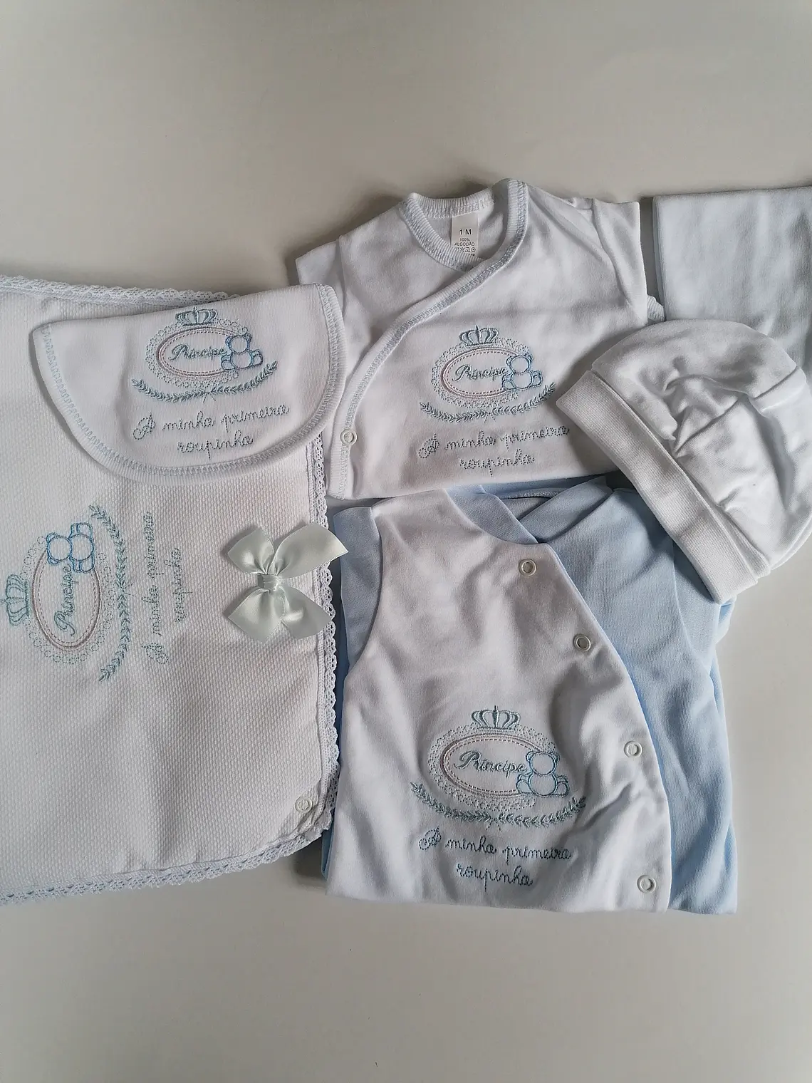Conjunto Primeira Roupinha 1 Mês - Algodão  1
