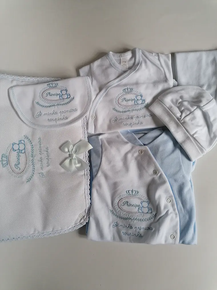 Conjunto Primeira Roupinha 1 Mês - Algodão  1