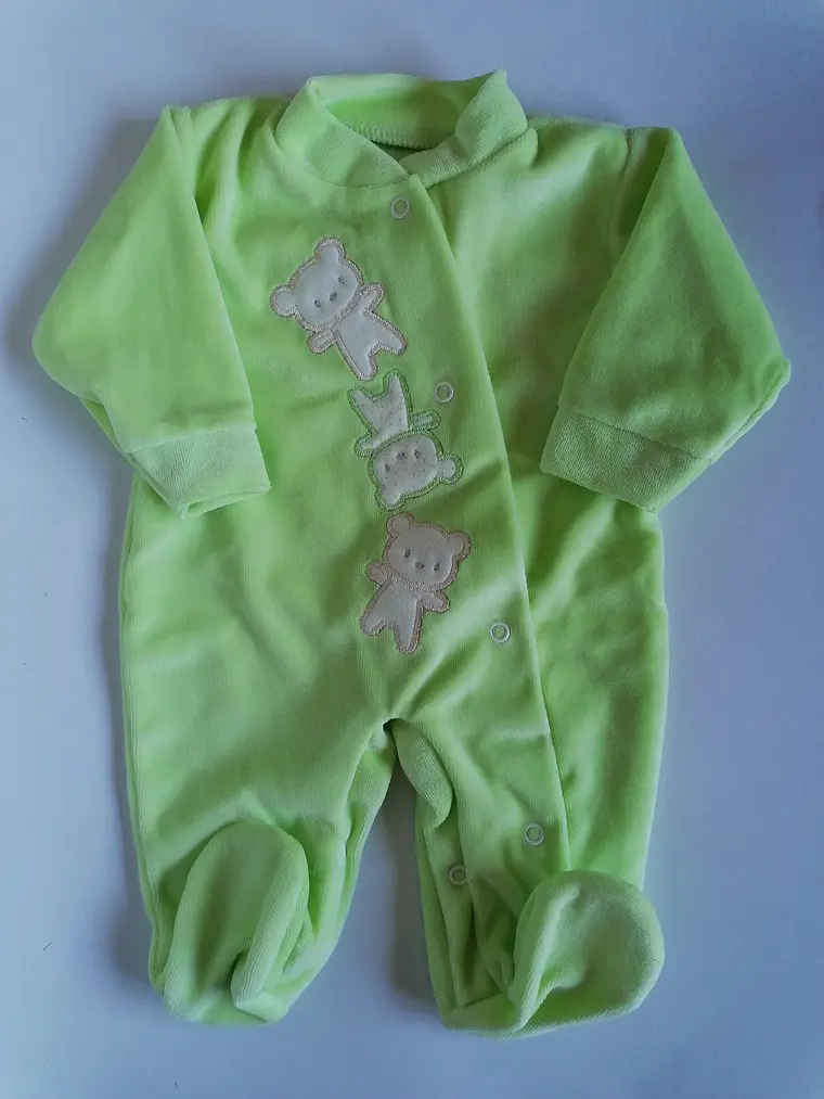 Babygrow de veludo - várias cores  6