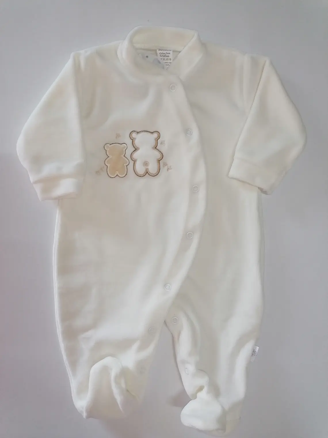 Babygrow de veludo Dois Ursinhos | 3 e 6 meses  3