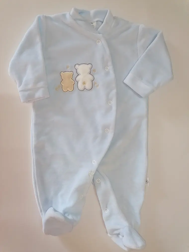 Babygrow de veludo Dois Ursinhos | 3 e 6 meses  4