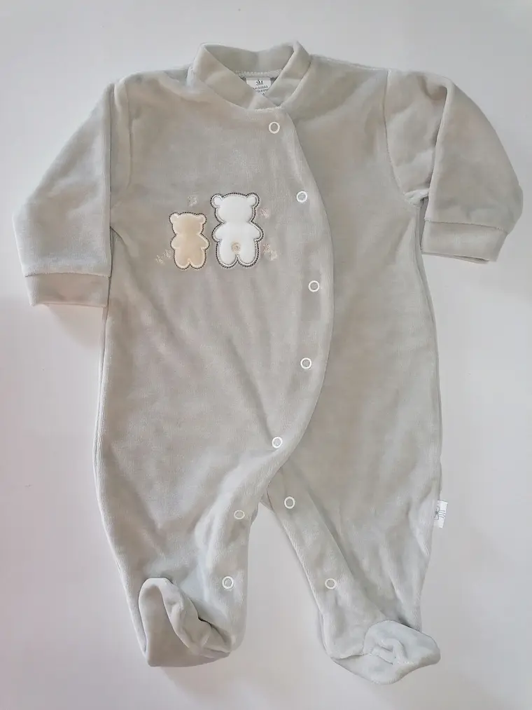 Babygrow de veludo Dois Ursinhos | 3 e 6 meses  5