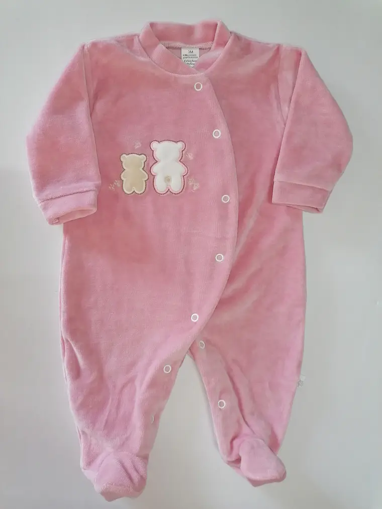 Babygrow de veludo Dois Ursinhos | 3 e 6 meses  6