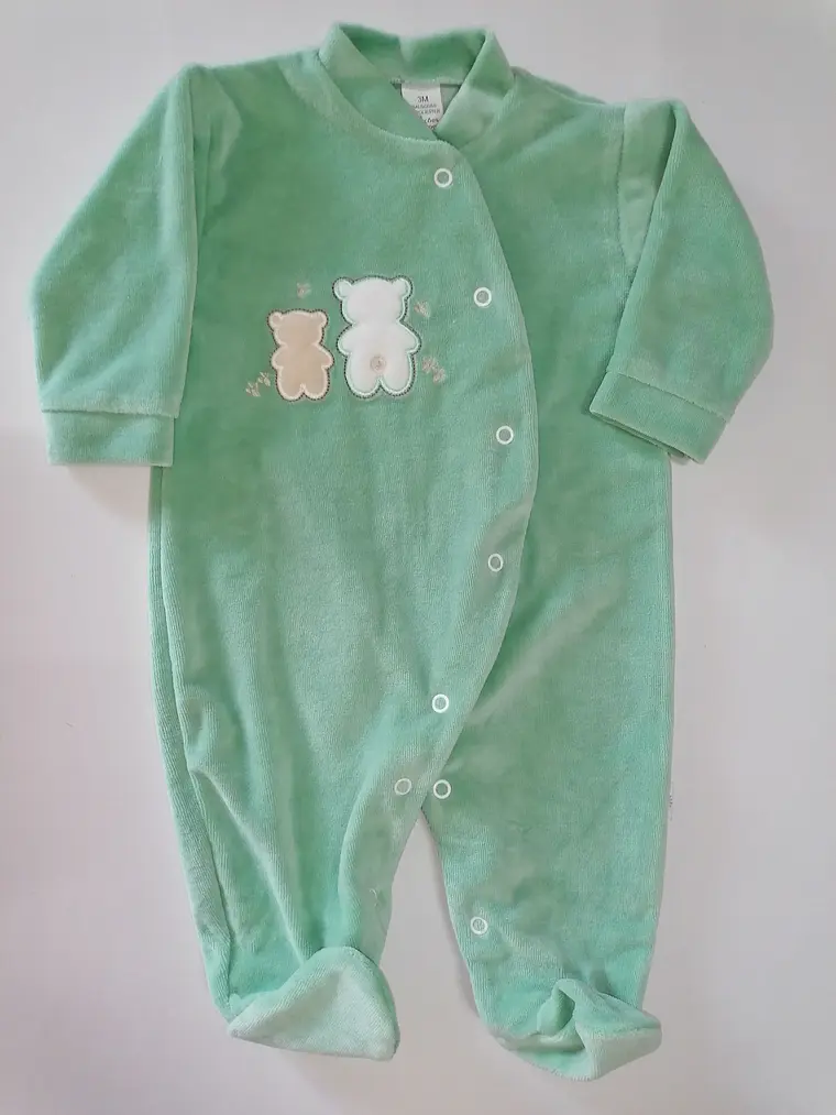 Babygrow de veludo Dois Ursinhos | 3 e 6 meses  8