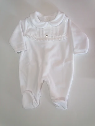 Babygrow de veludo Clássico 