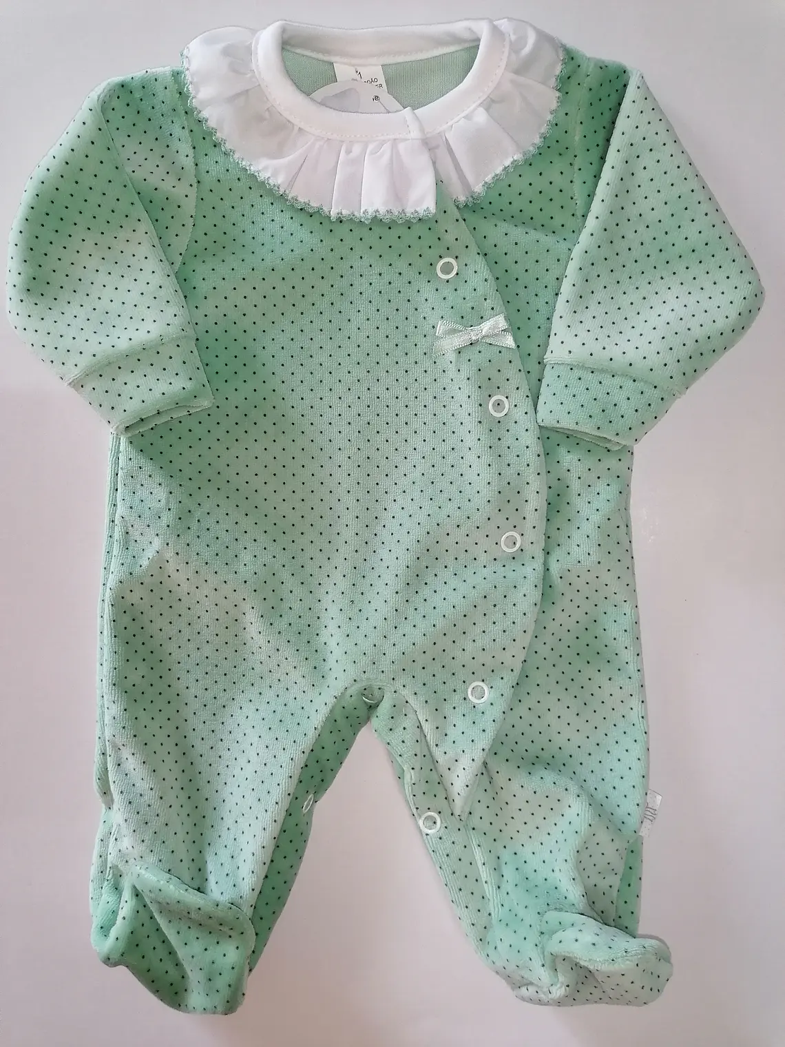 Babygrow em Veludo com Lacinho – Várias cores  7