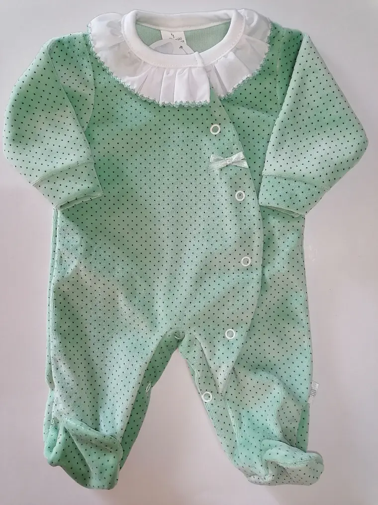 Babygrow em Veludo com Lacinho – Várias cores  7