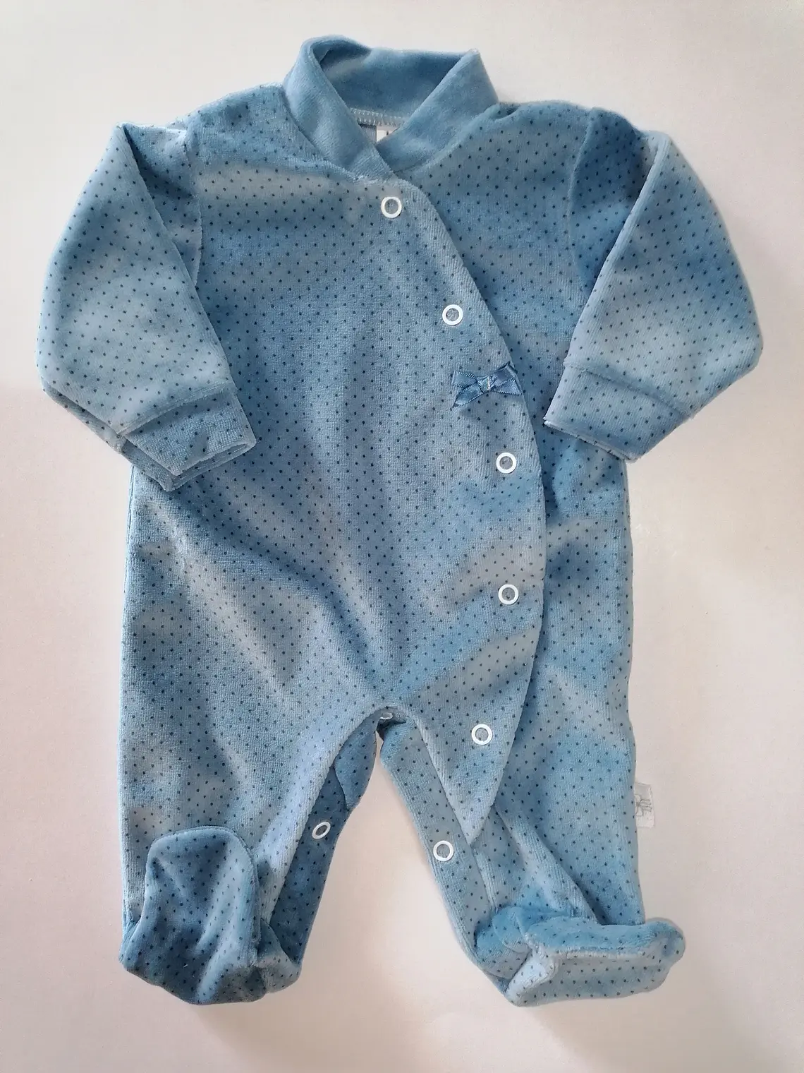 Babygrow em Veludo com Lacinho – Várias cores  8