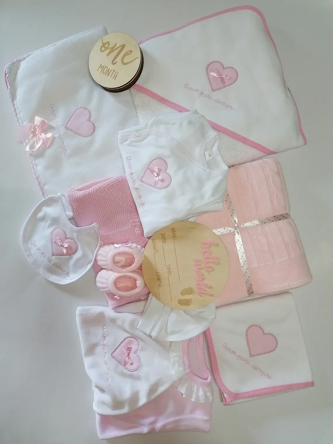 Conjunto Maternidade XL | Enxoval Completo para Bebé | Veludo - 
