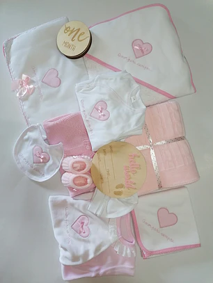 Conjunto Maternidade XL | Enxoval Completo para Bebé | Veludo - 