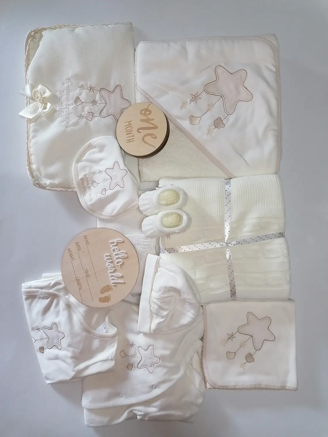 Conjunto Maternidade XL | Enxoval Completo para Bebé |Veludo - A minha primeira roupinha  1