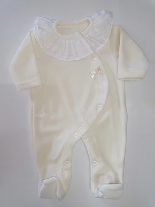 Babygrow em Veludo com Folho – Várias cores 