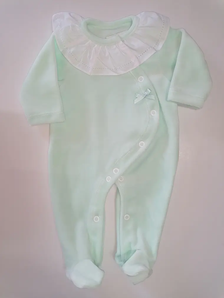 Babygrow em Veludo com Folho – Várias cores  4