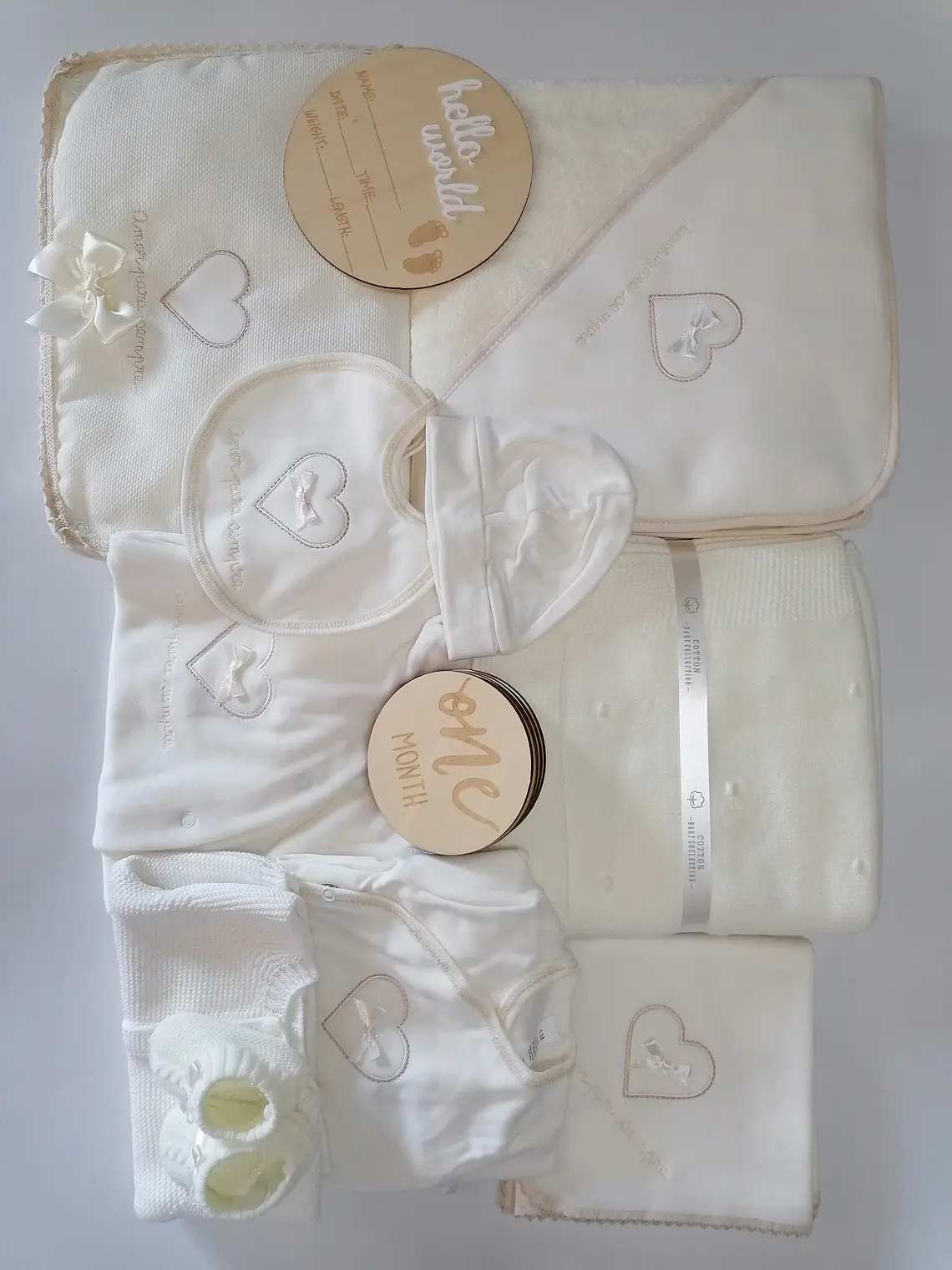 Conjunto Maternidade XL | Enxoval Completo para Bebé | Veludo - 