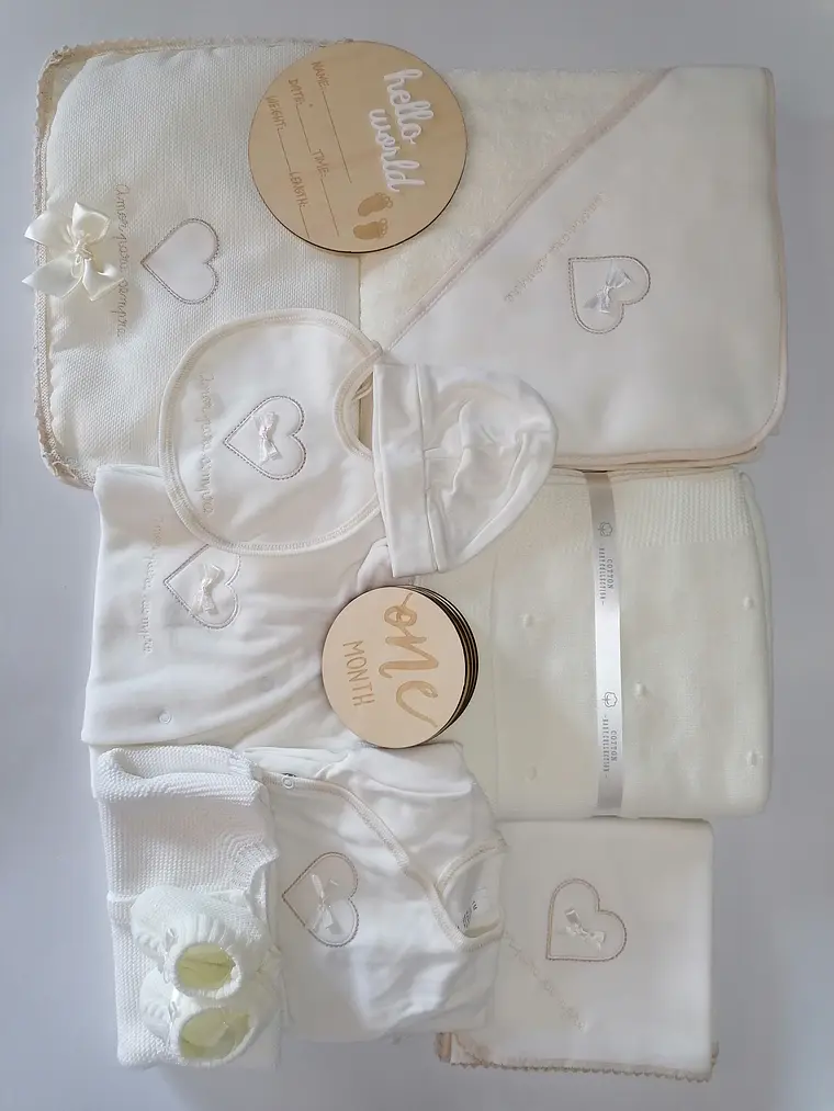 Conjunto Maternidade XL | Enxoval Completo para Bebé | Veludo - 