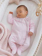 Babygrow de veludo com folho | 1M e 2M - Thumbnail 3