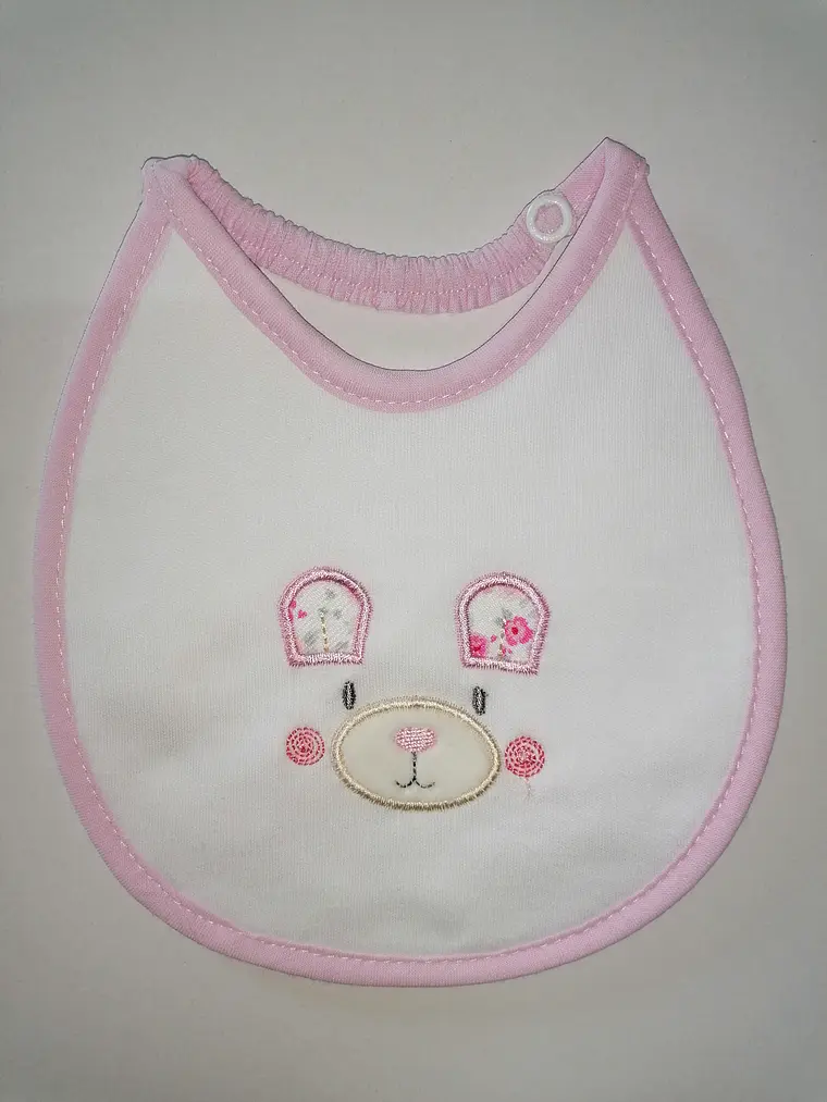 Babete Ursinho Bordado 🧸  1