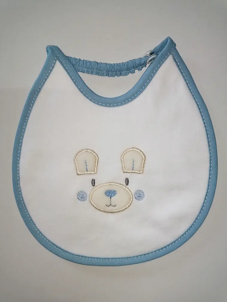 Babete Ursinho Bordado 🧸  2