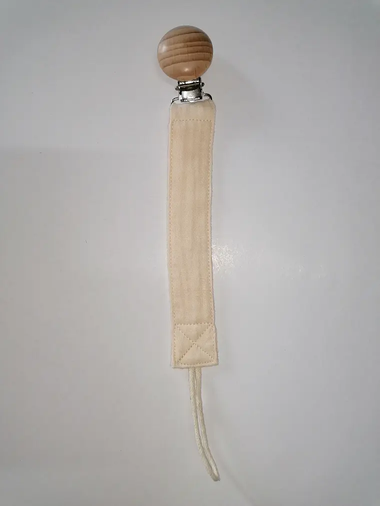 Prende Chucha em Tecido com Mola de Madeira 7