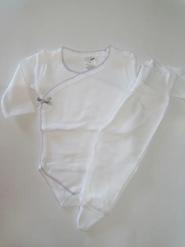 Conjunto Interior para Bebé | 100% algodão com carda - vários tamanhos  1