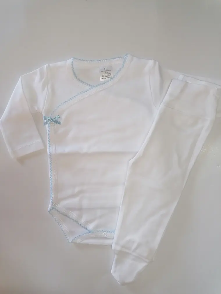 Conjunto Interior para Bebé | 100% algodão com carda - vários tamanhos  2