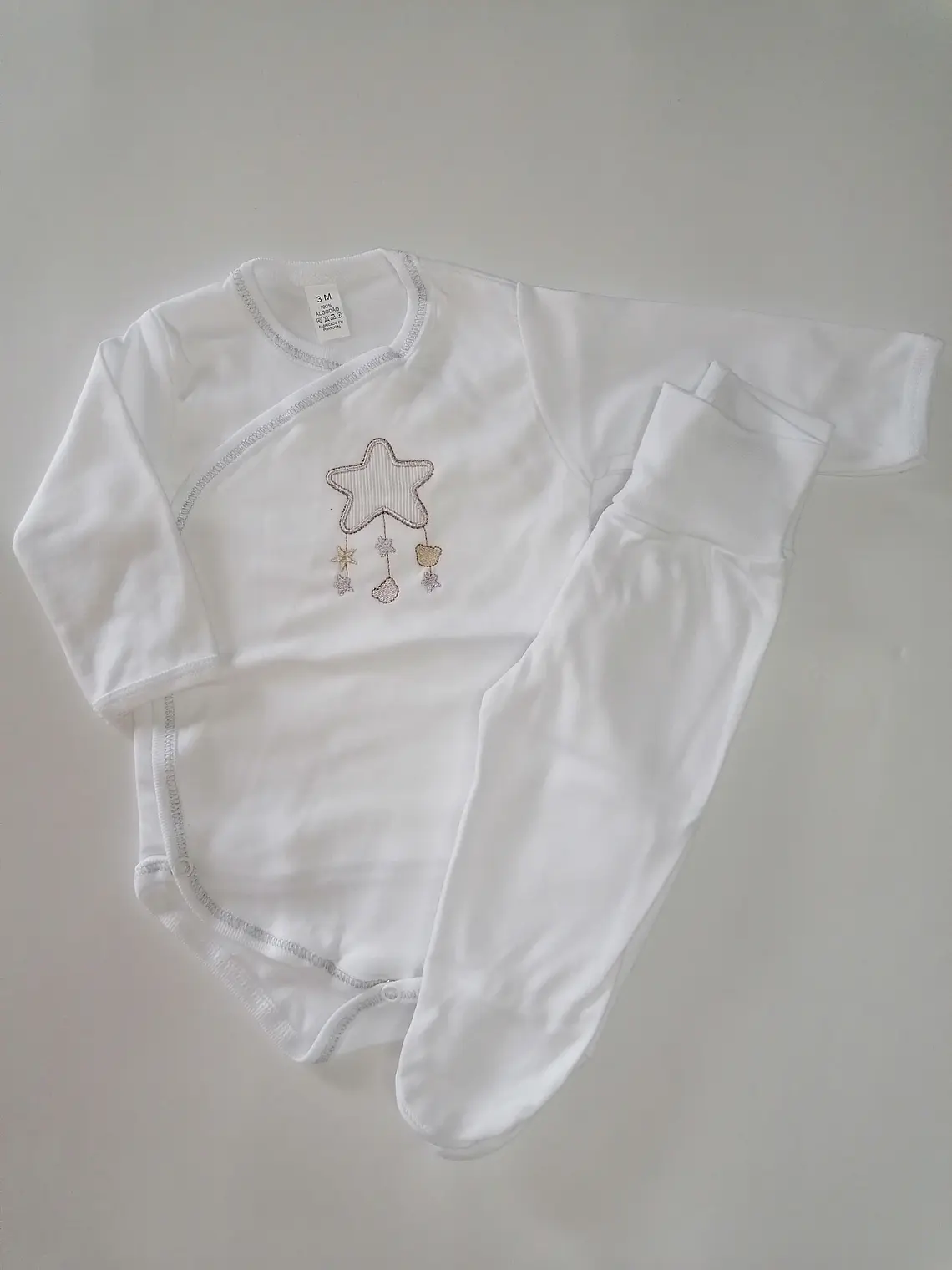 Conjunto Interior para Bebé | 100% Algodão com carda  3