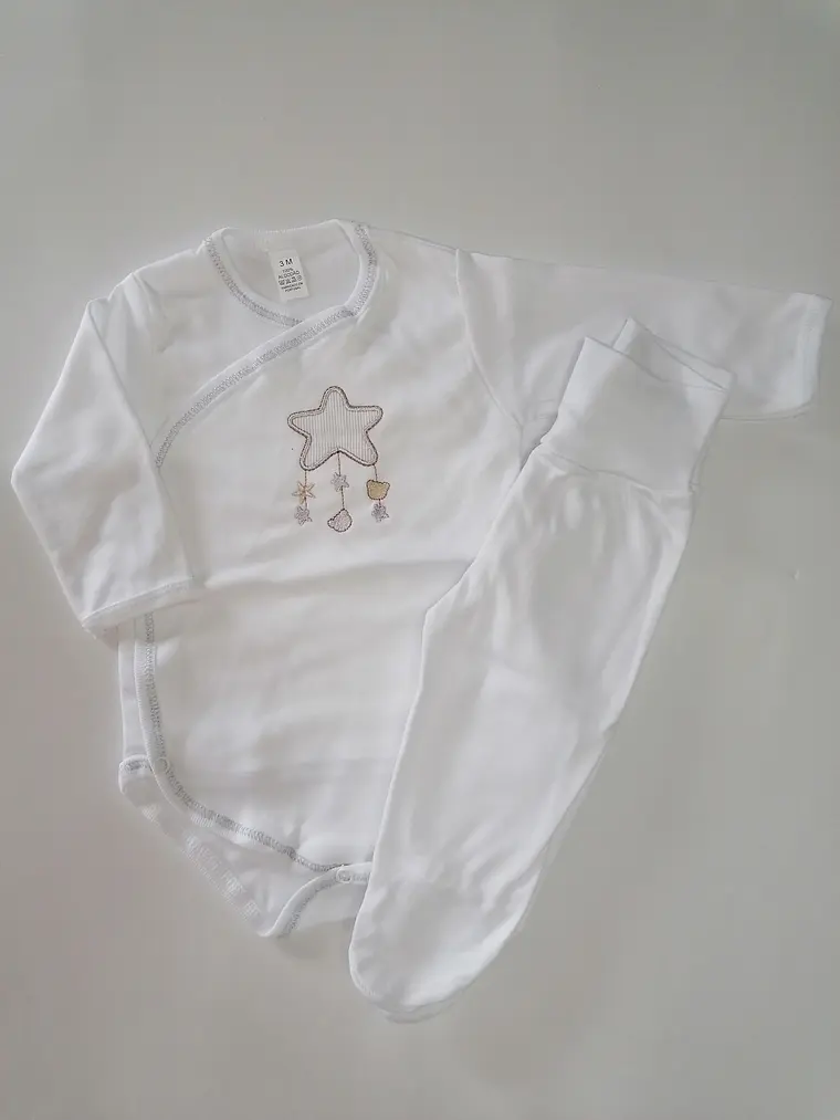 Conjunto Interior para Bebé | 100% Algodão com carda  3
