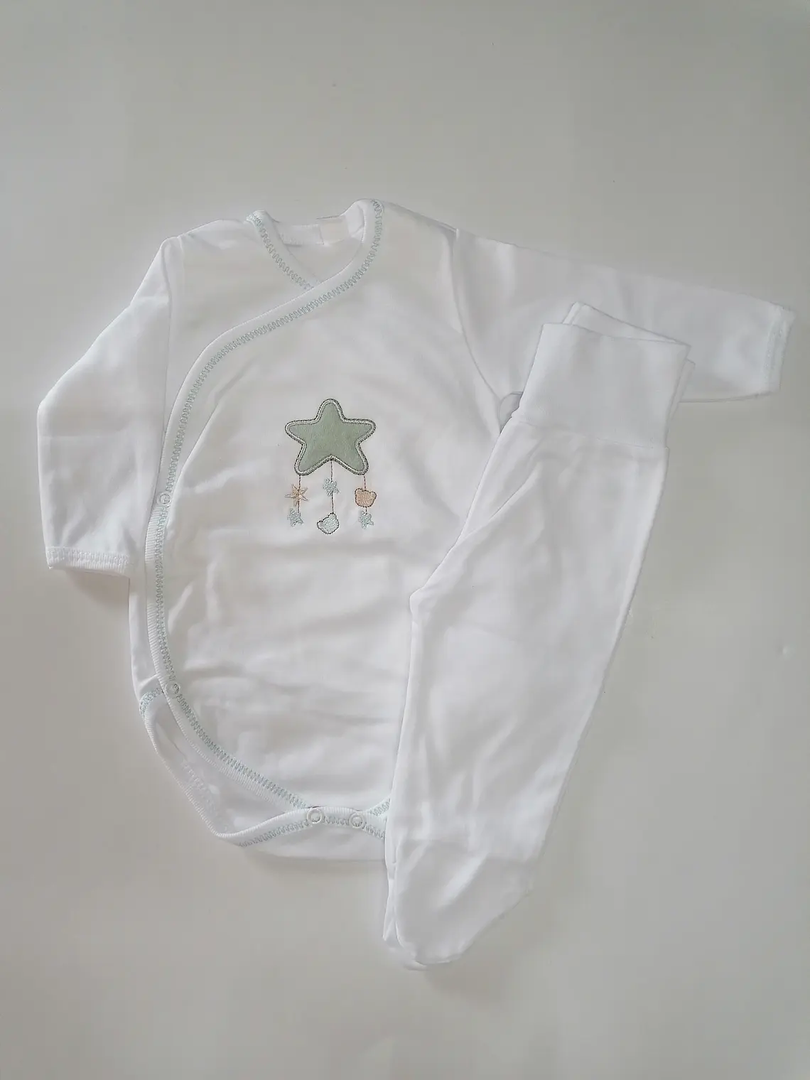 Conjunto Interior para Bebé | 100% Algodão com carda  4