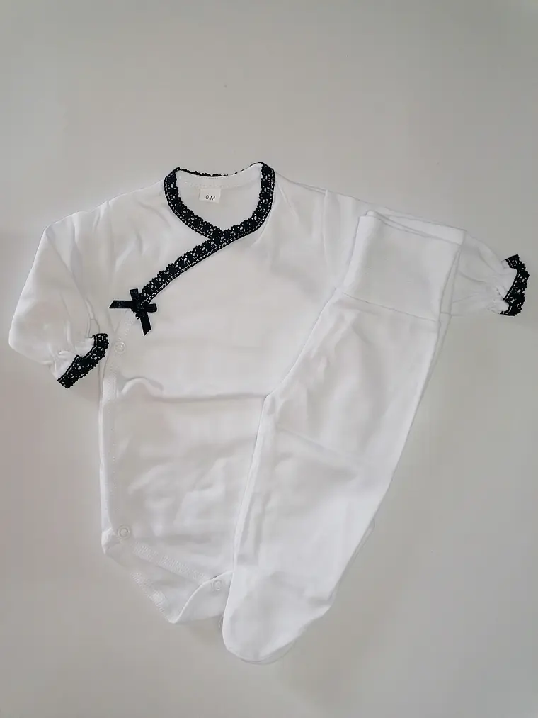 Conjunto Interior para Bebé vários tamanhos - 100% algodão com carda  9