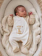 Babygrow Veludo Girafinha para Bebé - Thumbnail 4