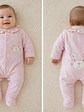Babygrow de Veludo Coelhinho para Bebé - Thumbnail 2