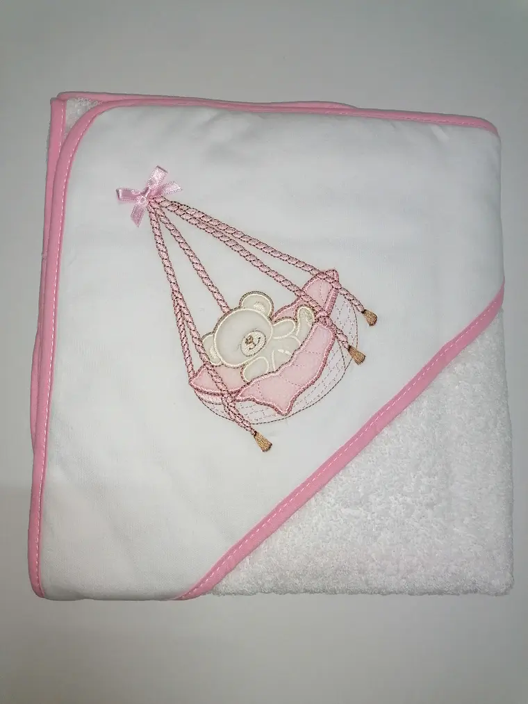 🧸💗 Toalha de Banho Ursinho 3