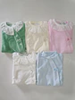 Babygrow Premium de Veludo com Gola em Plumeti - Thumbnail 1