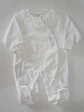 Babygrow Premium de Veludo com Gola em Plumeti - Thumbnail 3
