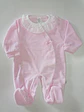 Babygrow Premium de Veludo com Gola em Plumeti - Thumbnail 5