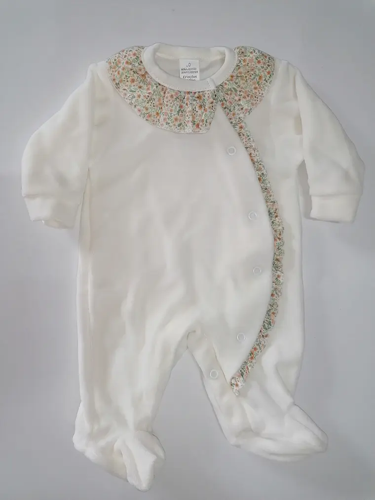 Babygrow de veludo com folho | 0M, 1M e 2M 11