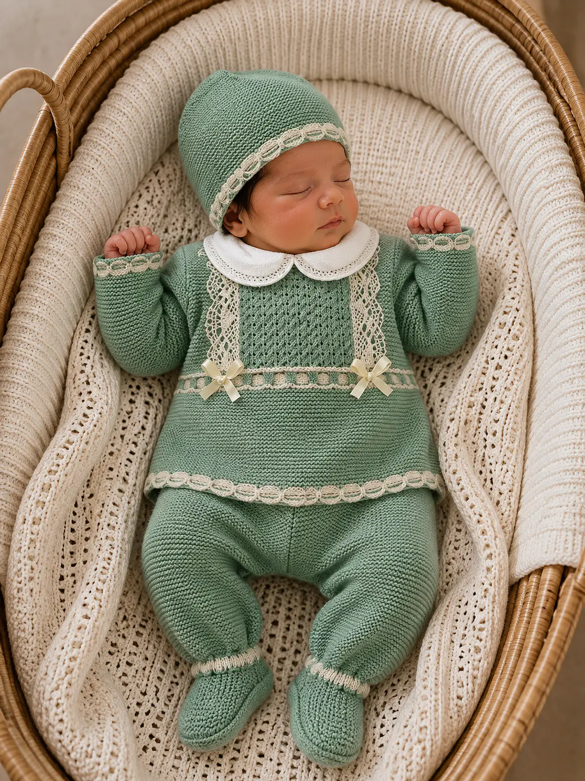 Conjunto de Malha Doce Encanto | 3 Peças 3