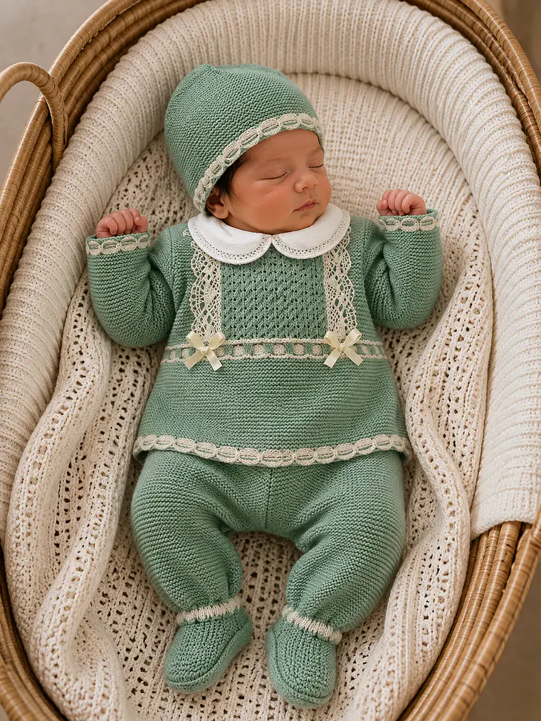 Conjunto de Malha Doce Encanto | 3 Peças 3